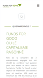 Mobile Screenshot of fundsforgood.eu